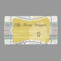 Sweet Floral Labels labels