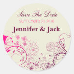 Sweet Floral Save the date Sticker