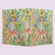Sweet Flower Fairy with Butterflies Binder