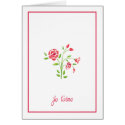 Sweet Flowers Je T'aime Card