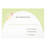 Sweet Flowers Patterned Custom Announcements