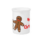 Sweet Gingerbread Couple Pitcher