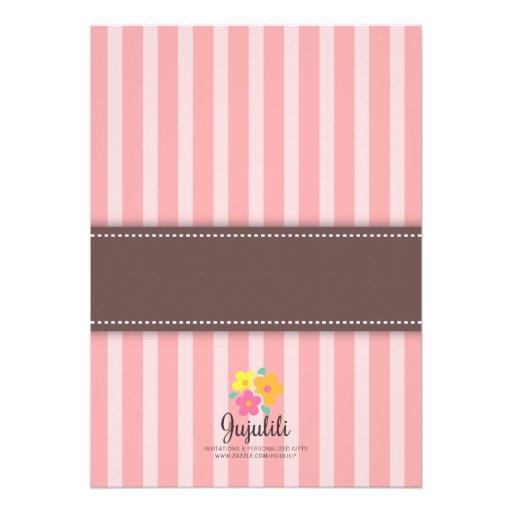 Sweet Girl Baby Shower Cupcake Pink Announcements