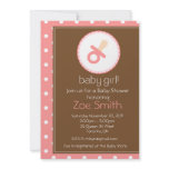 Sweet Girl Baby Shower Invitation