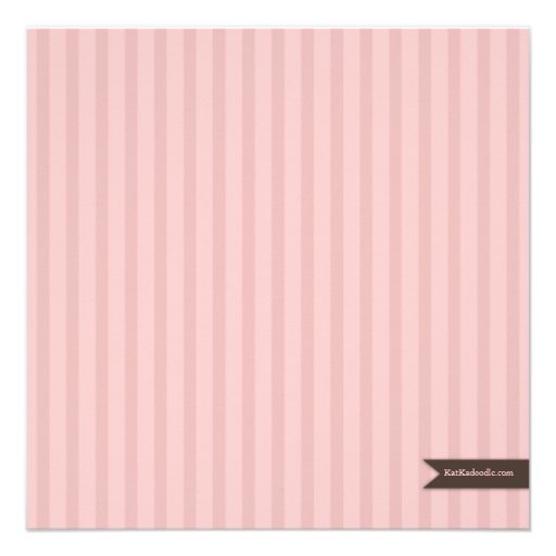 Sweet Girl Cupcake Birthday Party Invitation
