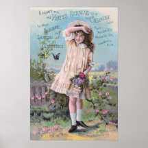 Sweet Girl Hoyts German Cologne Print