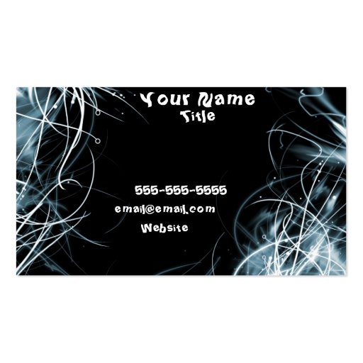 Sweet graphics business card (front side)