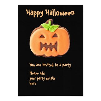 Sweet Halloween orange pumpkin