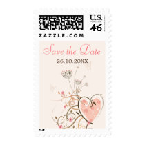 Sweet Heart & Butterfly Swirl Save The Date Stamps