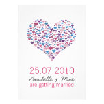 Sweet-Heart Informal Wedding Invite