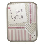 Sweet Heart iPad Sleeve