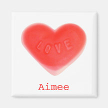 Sweet Heart 'Name' fridge magnet