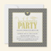 Sweet Hearts Bachelorette Party Invitation
