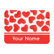 Sweet Hearts 'name' premium magnet