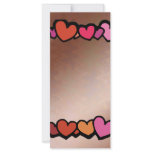Sweet Hearts on Golden Copper Sheet