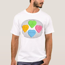 Sweet Hearts t-shirts by prawny Sweet Hearts t-shirts