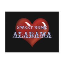 Sweet Home Alabama Post Card