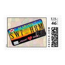 Sweet Home Alabama Postage (Map Series)