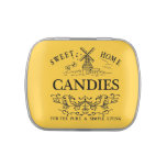 Sweet Home Candies Golden Tin Jelly Belly Tins at Zazzle