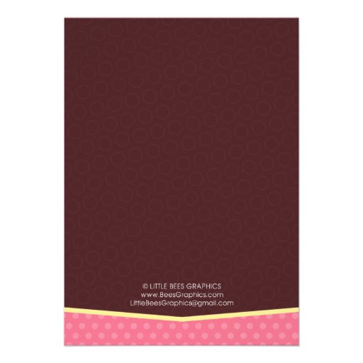 Sweet Hoot Owl Baby Shower Invitations - Pink