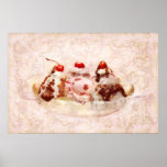 Sweet - Ice Cream - Banana split Posters