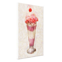 Sweet - Ice Cream - Ice Cream Float canvas prints