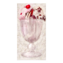 Sweet - Ice Cream - Ice cream sundae Photo Cards