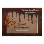Sweet Indulgence Business Card for Chocolatiers