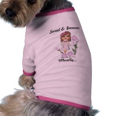 Sweet & Innocent, Mostly... Quantum Cutie Girl Pet Clothing by Quantum_Art_Nerd