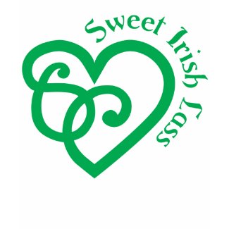 Sweet Irish Lass (Green) Baby Doll T-shirt shirt
