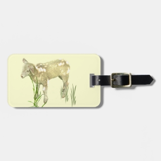 Sweet Lamb Luggage Tag