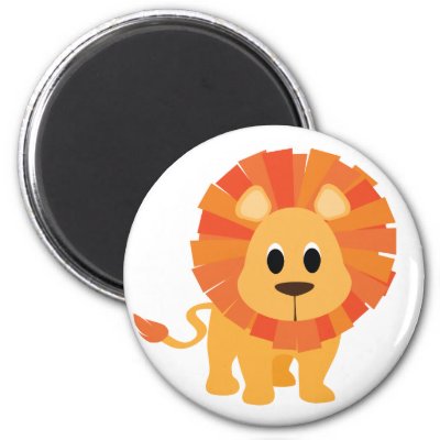 Sweet Lion Fridge Magnets