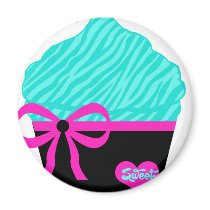 Sweet Little Cupcake Fridge Magnets