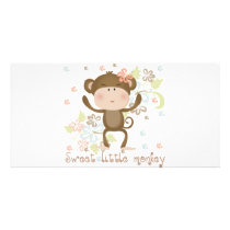 Sweet Little Monkey photo cards