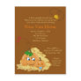 Sweet little Pumpkin Fall Baby Shower Invitation Postcards