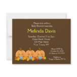 Sweet Little Pumpkins Fall Baby Shower Invitation