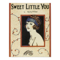 Sweet Little You Songbook Cover posters by vintagegiftmall Sweet Little You Songbook Cover posters