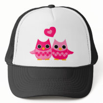 Sweet Love Owls Mesh Hats
