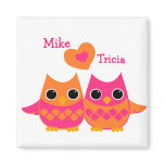 Sweet Love Owls magnets