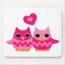 Sweet Love Owls Mouse Pad