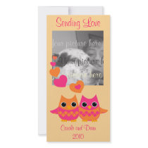 Sweet Love Owls photo cards by candystore Sweet Love Owls photo cards