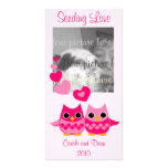Sweet Love Owls Photo Card