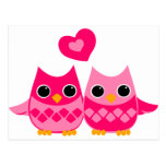 Sweet Love Owls Postcards