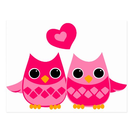 Sweet Love Owls Postcards