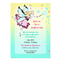 Sweet Magical Fairy Party Invitation