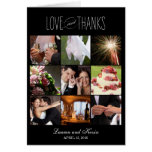 Sweet Memories Thank You Card - Black cards