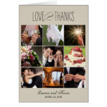 Sweet Memories Thank You Card - Khaki cards