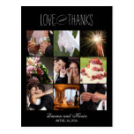 Sweet Memories Wedding Thank You Card postcards