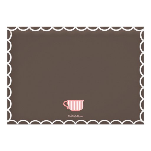 Sweet Mommy Baby Shower Tea Party Invitation Pink