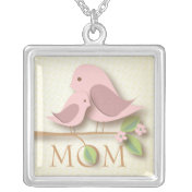 Sweet Mother Bird with Baby Mothers Day New Mom